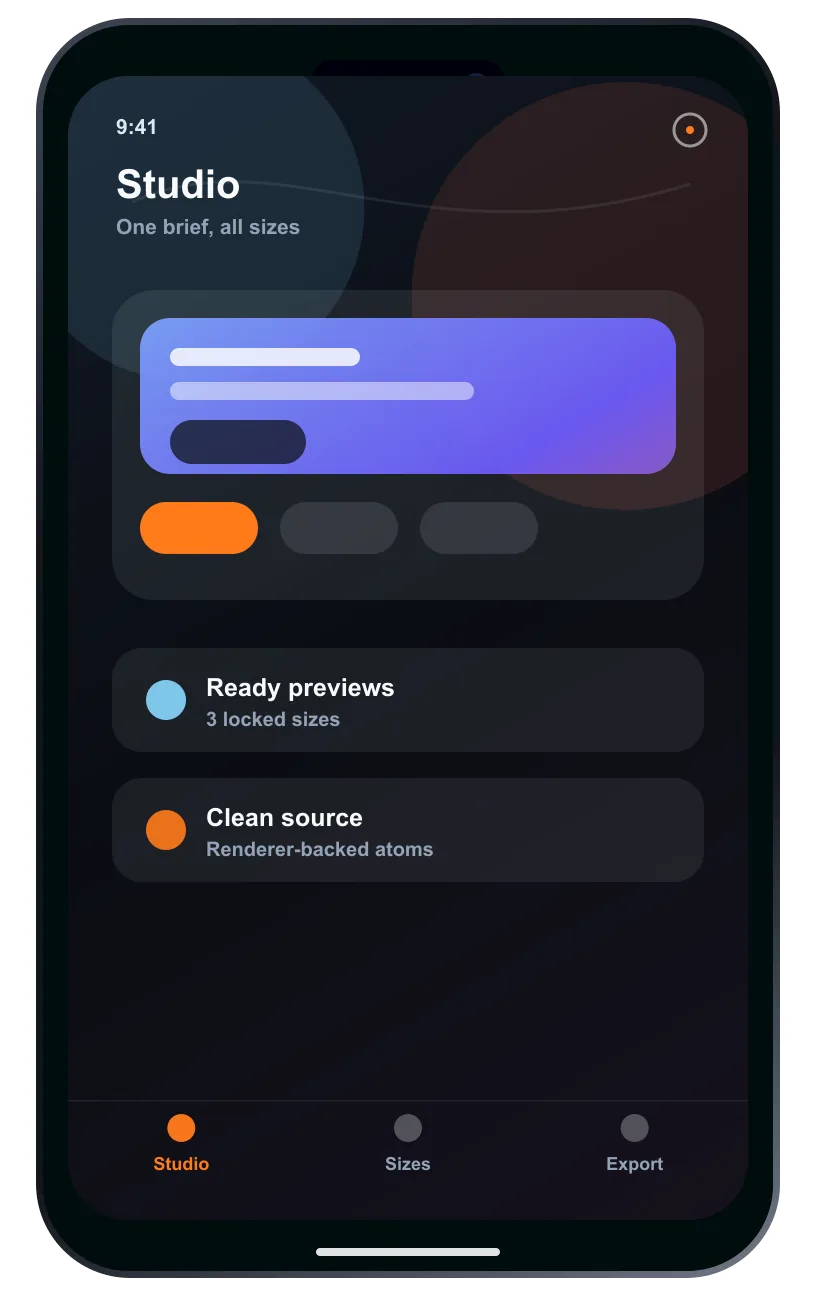 Prepared product interface source image