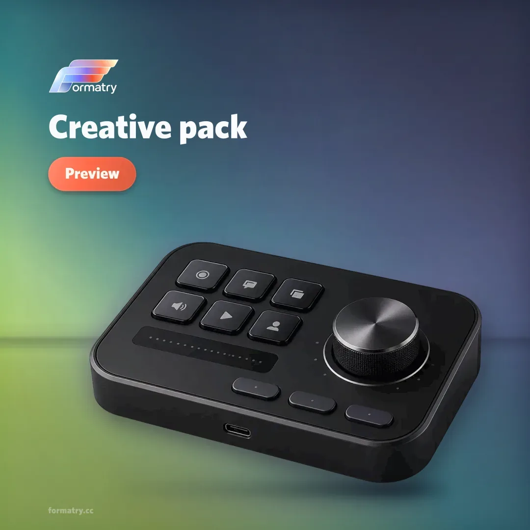 Formatry campaign in a square placement